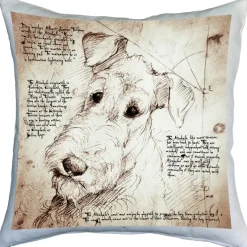 Airedale Terrier 17x17 Dog Pillow