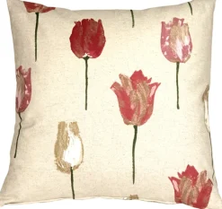Albany Tulips 22x22 Throw Pillow