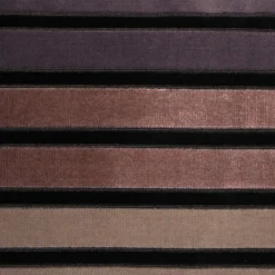 Amethyst Stripes Textured Velvet Throw Pillow 12x20