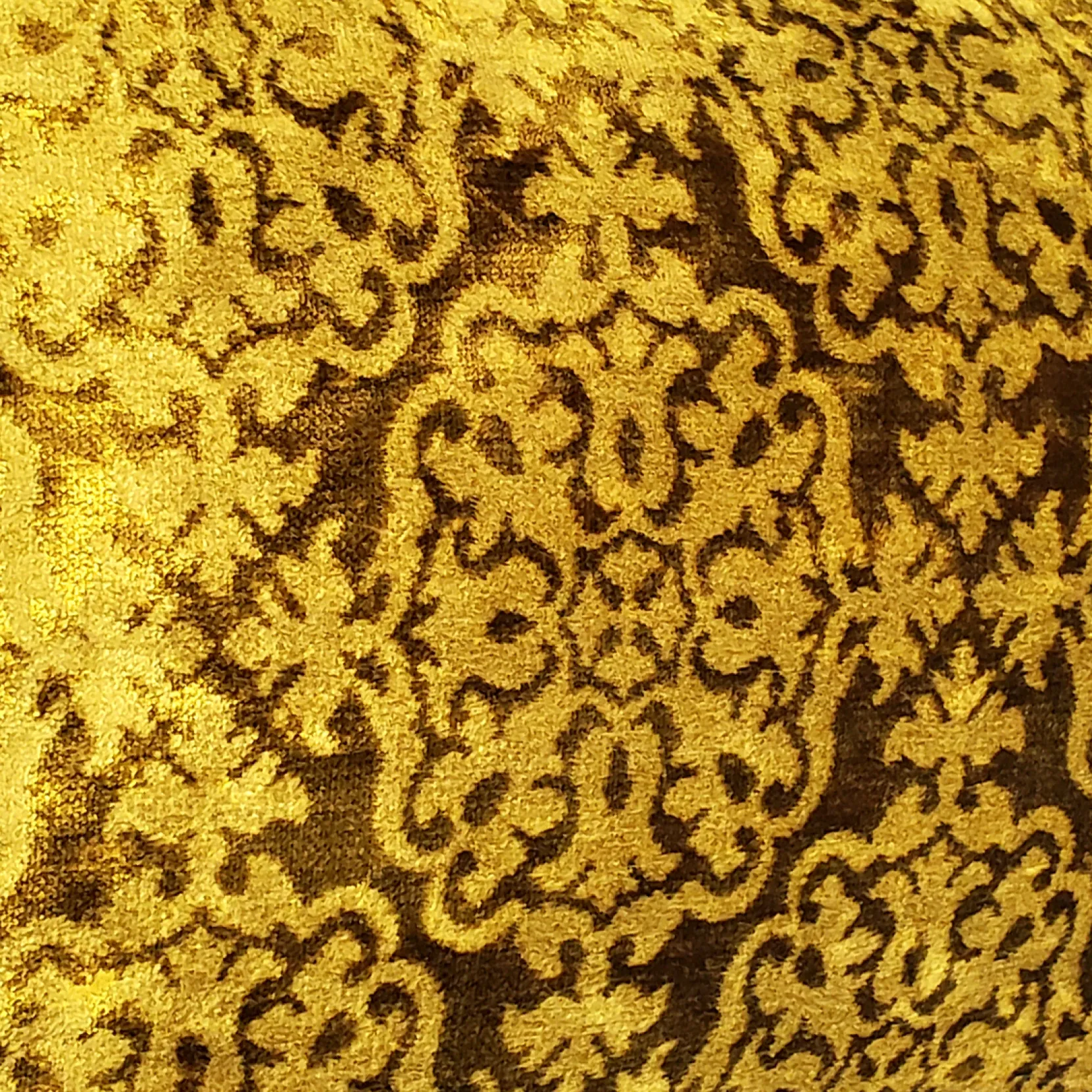 Artemis Gold Velvet Throw Pillow 12x20