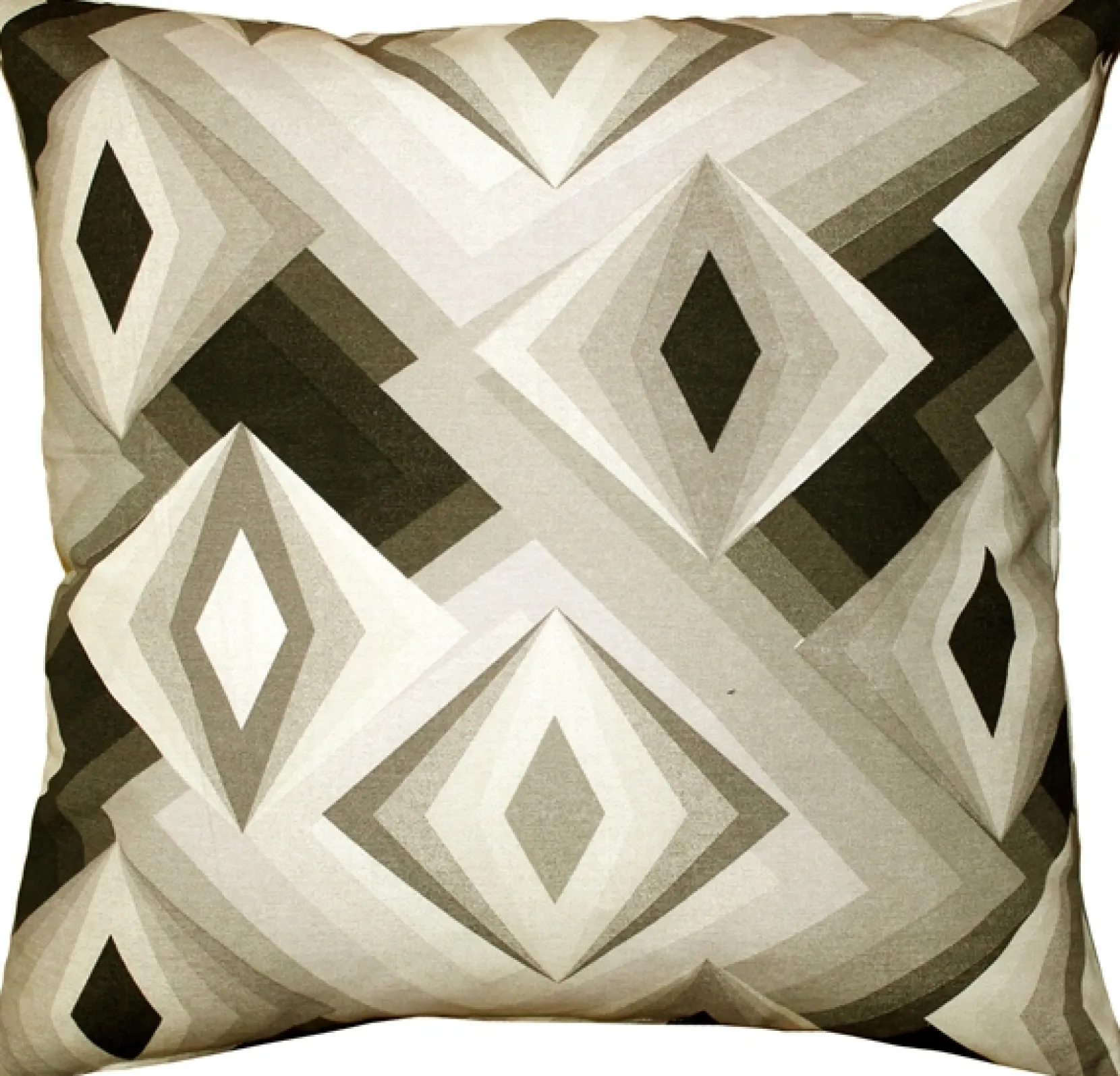Asscher Cut Throw Pillow 17x17