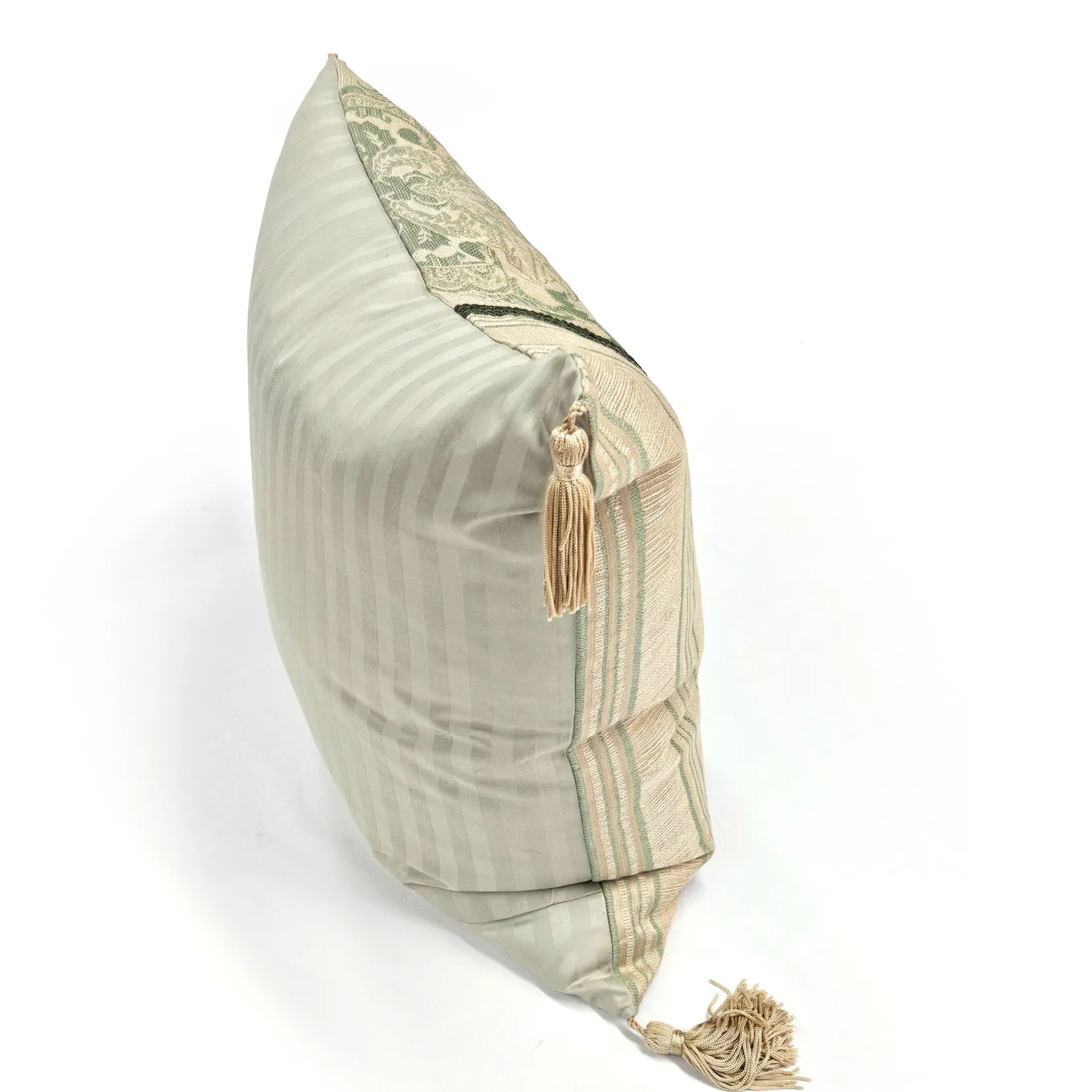 Barada Damask Stripes Throw Pillow 18x18