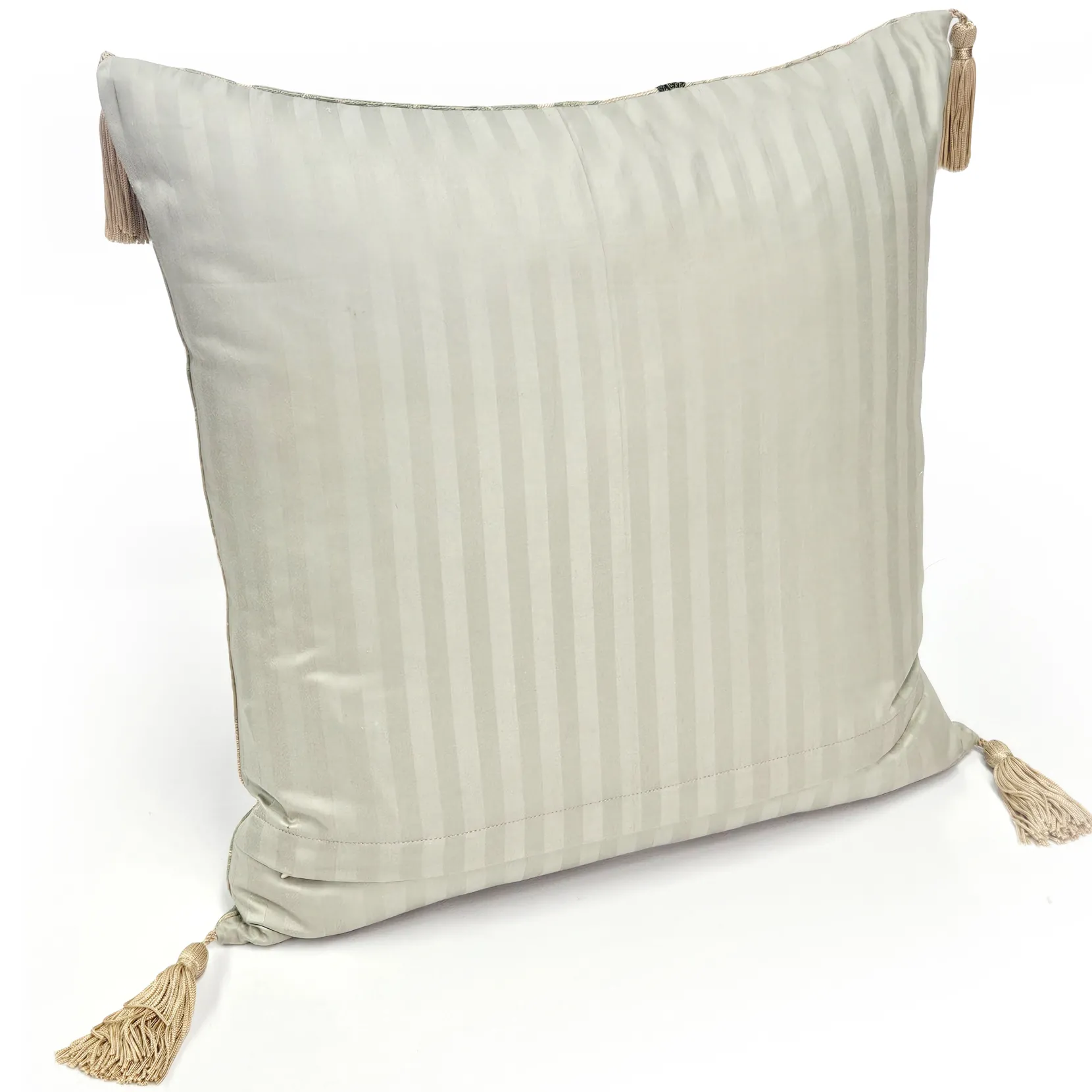 Barada Damask Stripes Throw Pillow 18x18