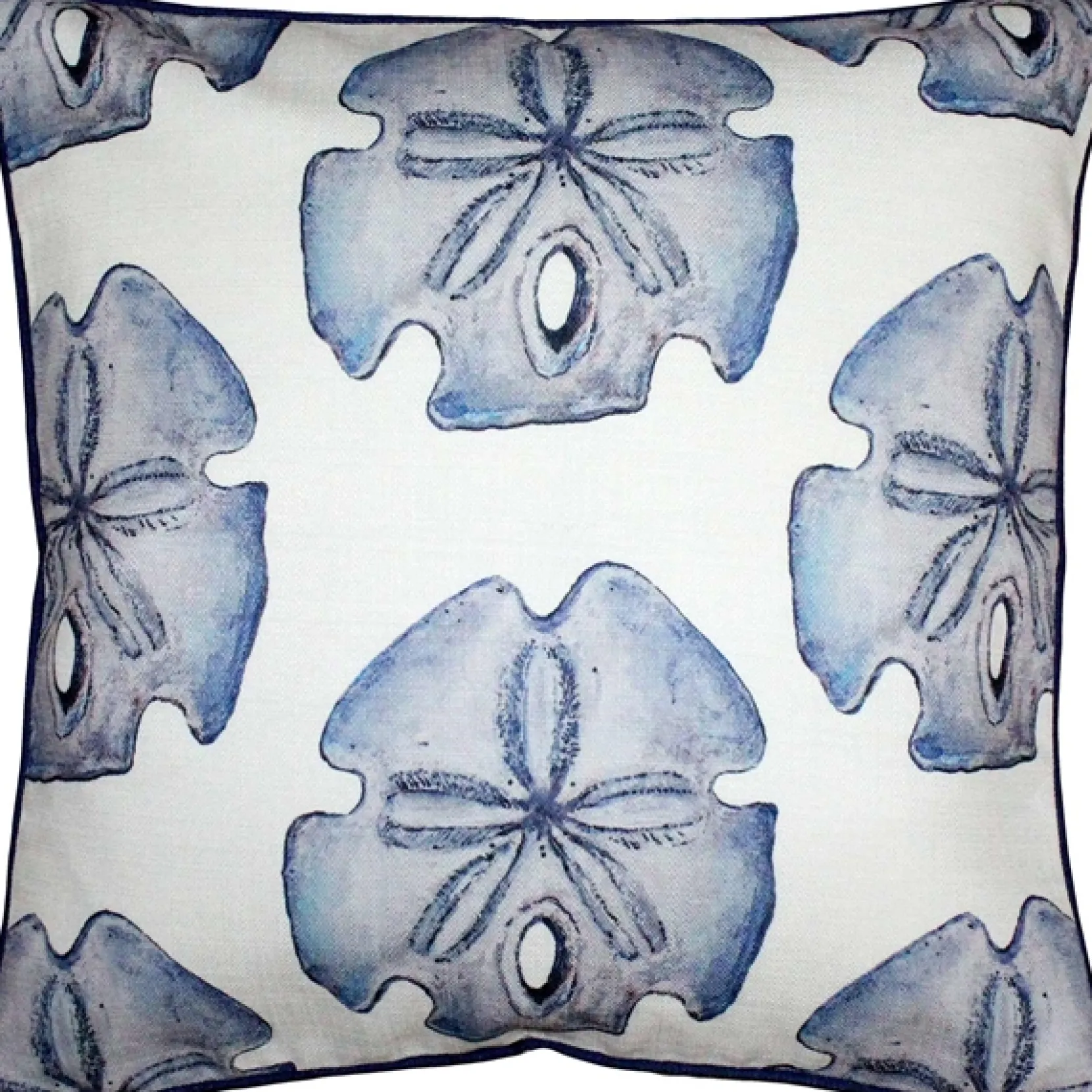 Big Island Sand Dollar Large Scale Print Throw Pillow 20x20