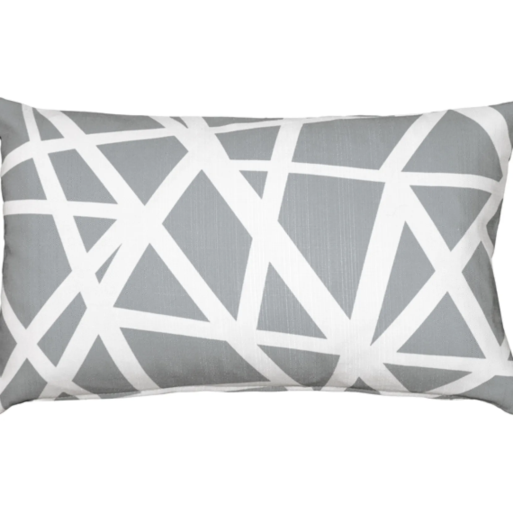 Bird's Nest Gray Throw Pillow 12x19