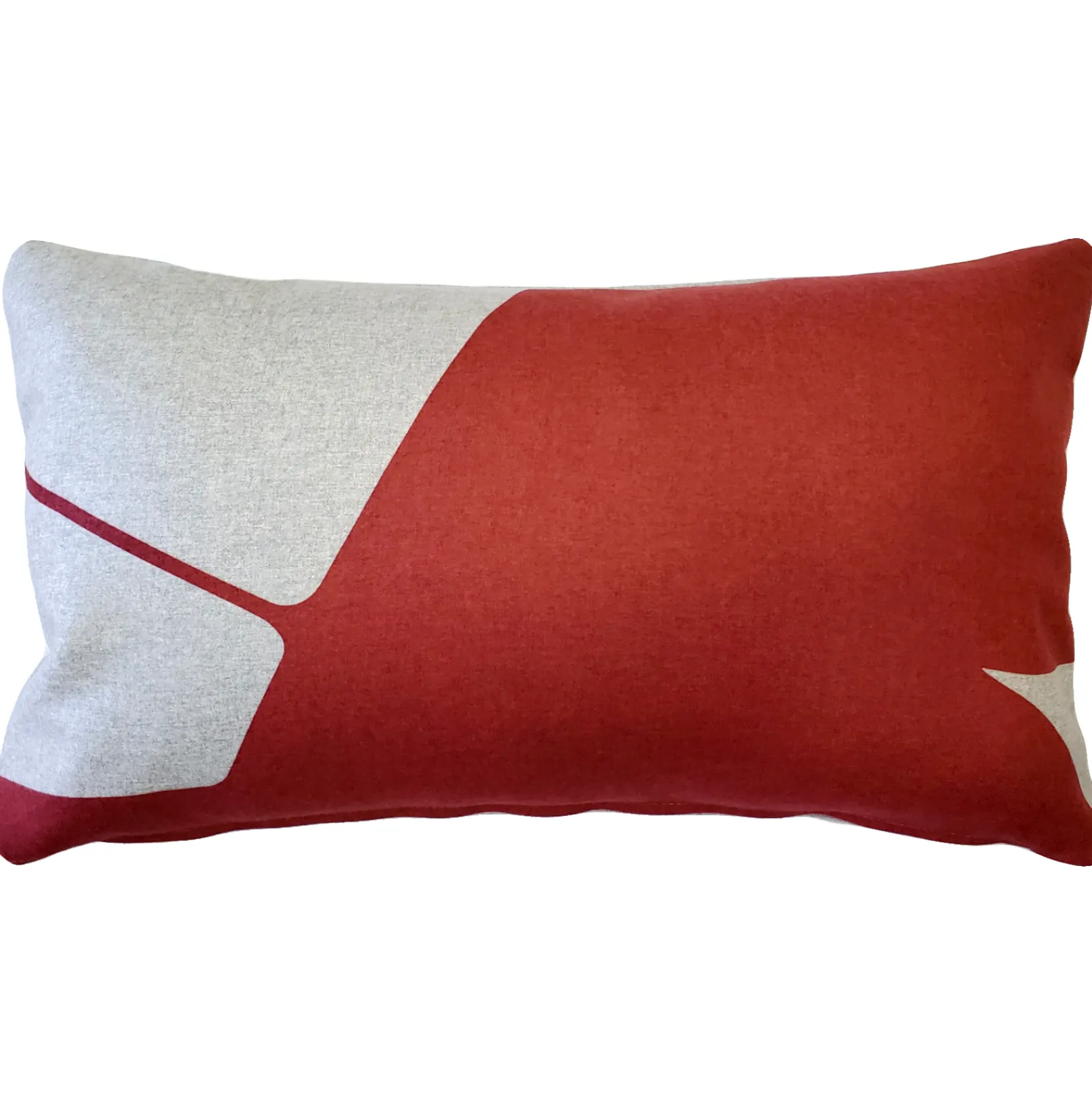 Boketto Spanish Red Throw Pillow 12x19