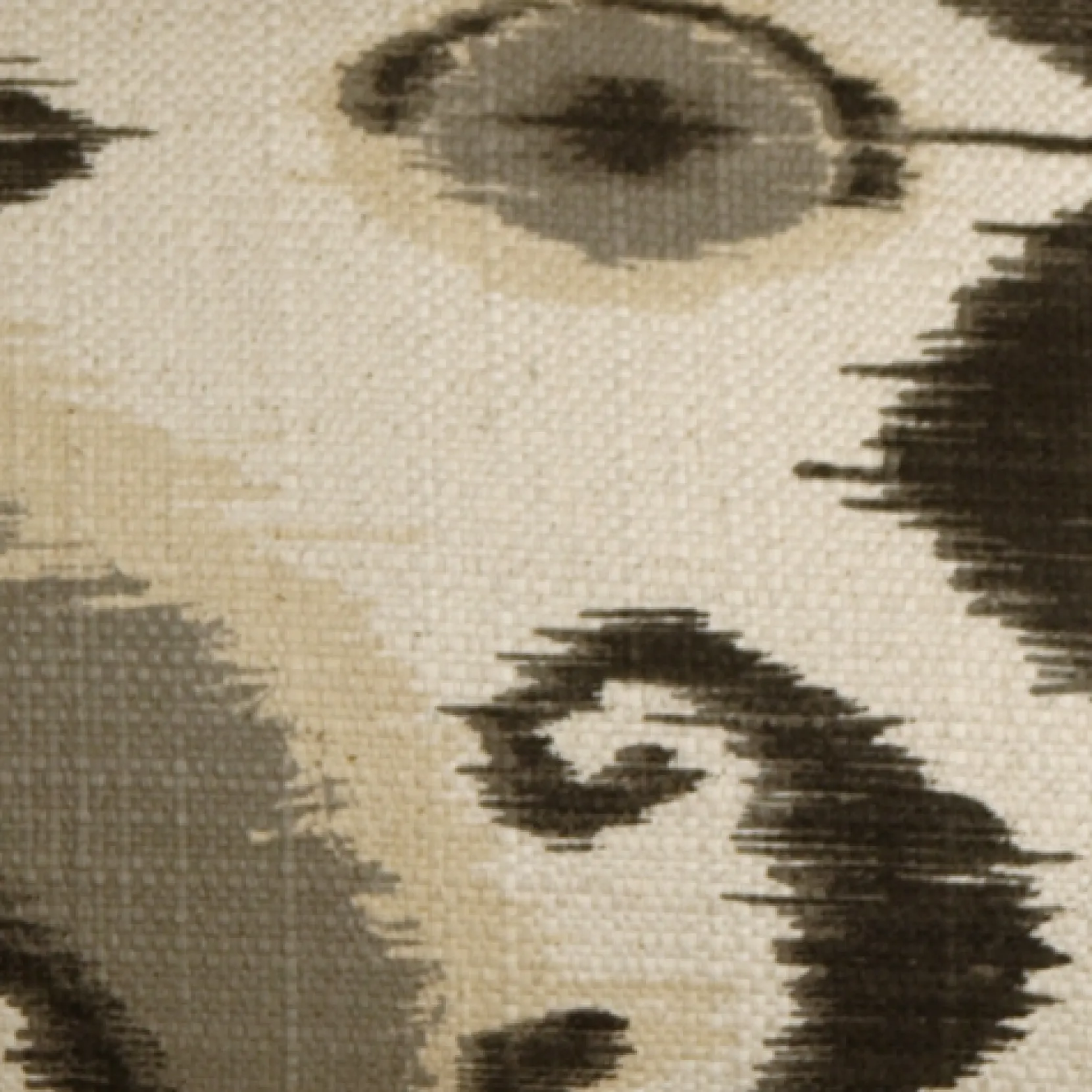 Bold Gray Ikat 12x20 Decorative Pillow