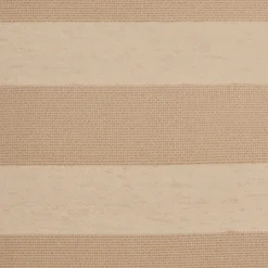 Brackendale Stripes Cream Throw Pillow 22x22