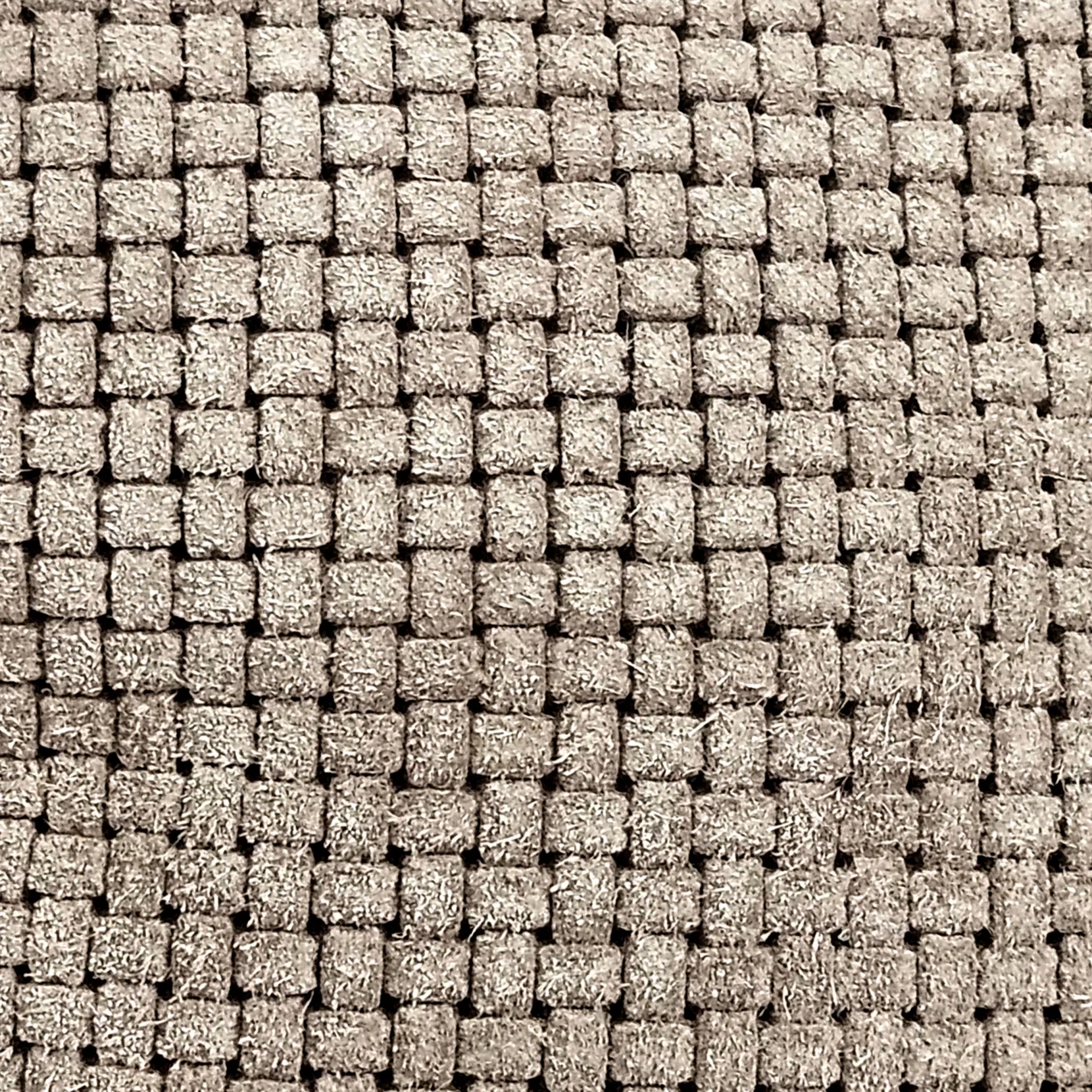 Braided Pressed Leather Suede Throw Pillow 12x22