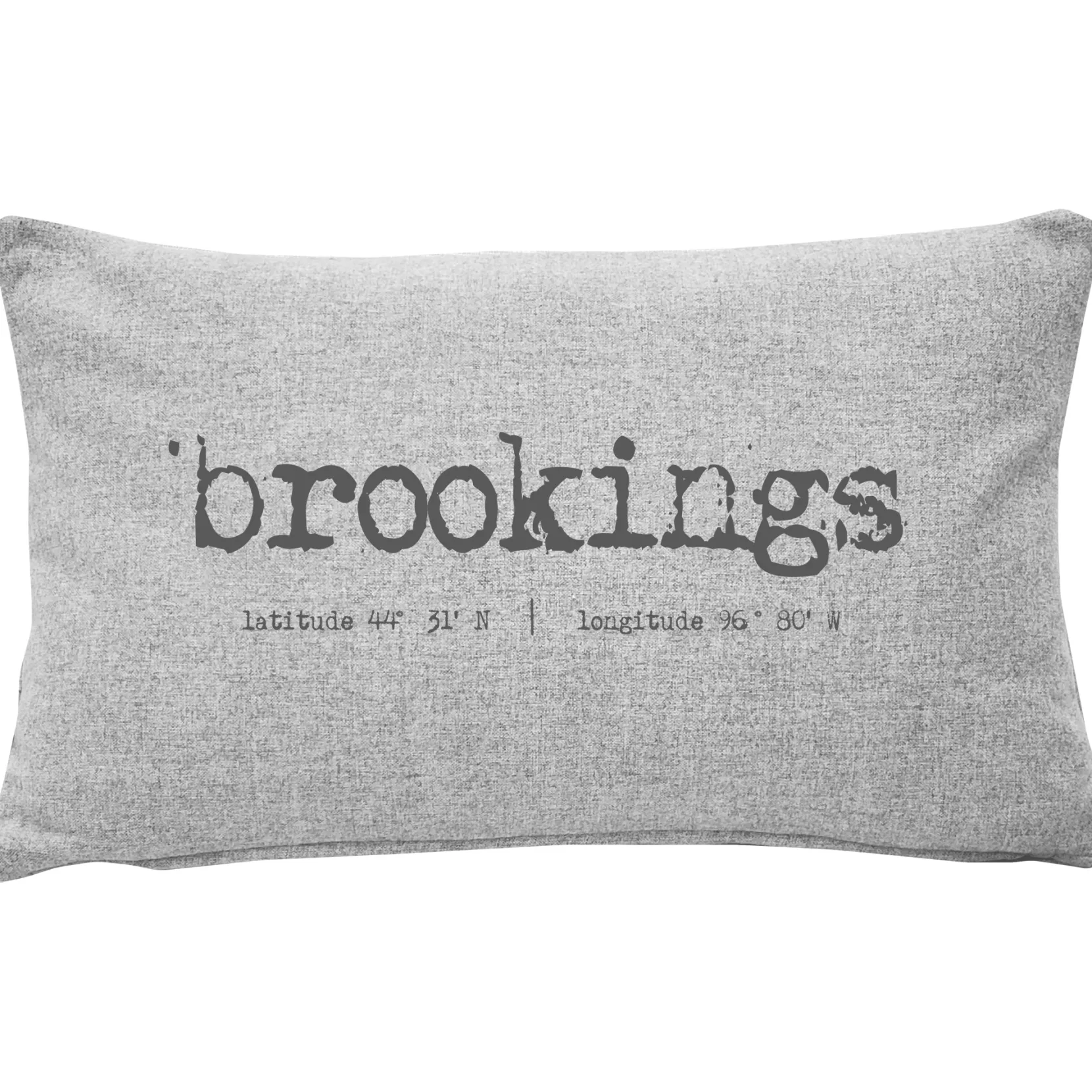 Brookings Gray Felt Coordinates Pillow 12x19