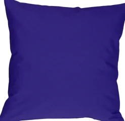 Caravan Cotton Royal Blue 20x20 Throw Pillow