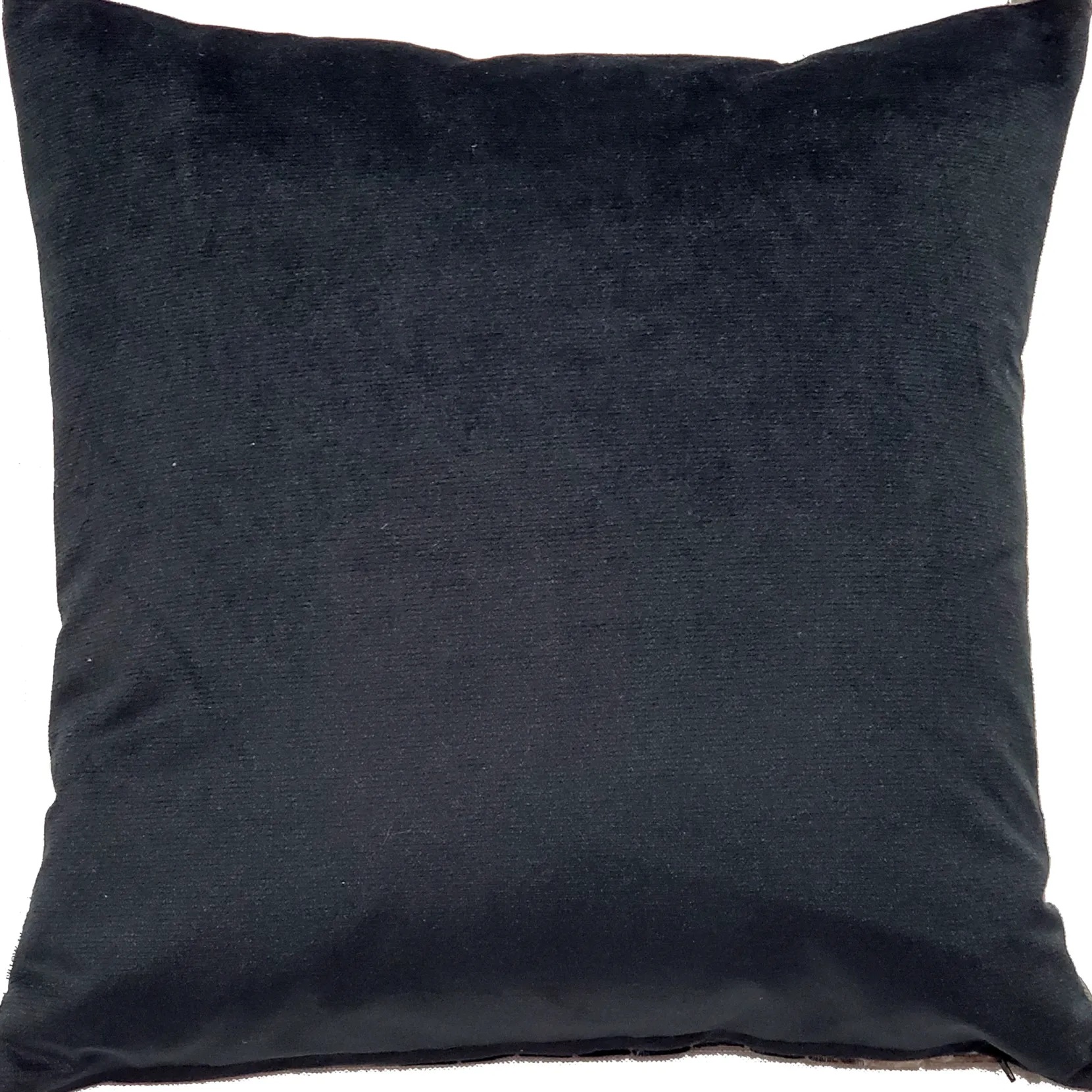 Carbon Stripes Textured Velvet Throw Pillow 20x20
