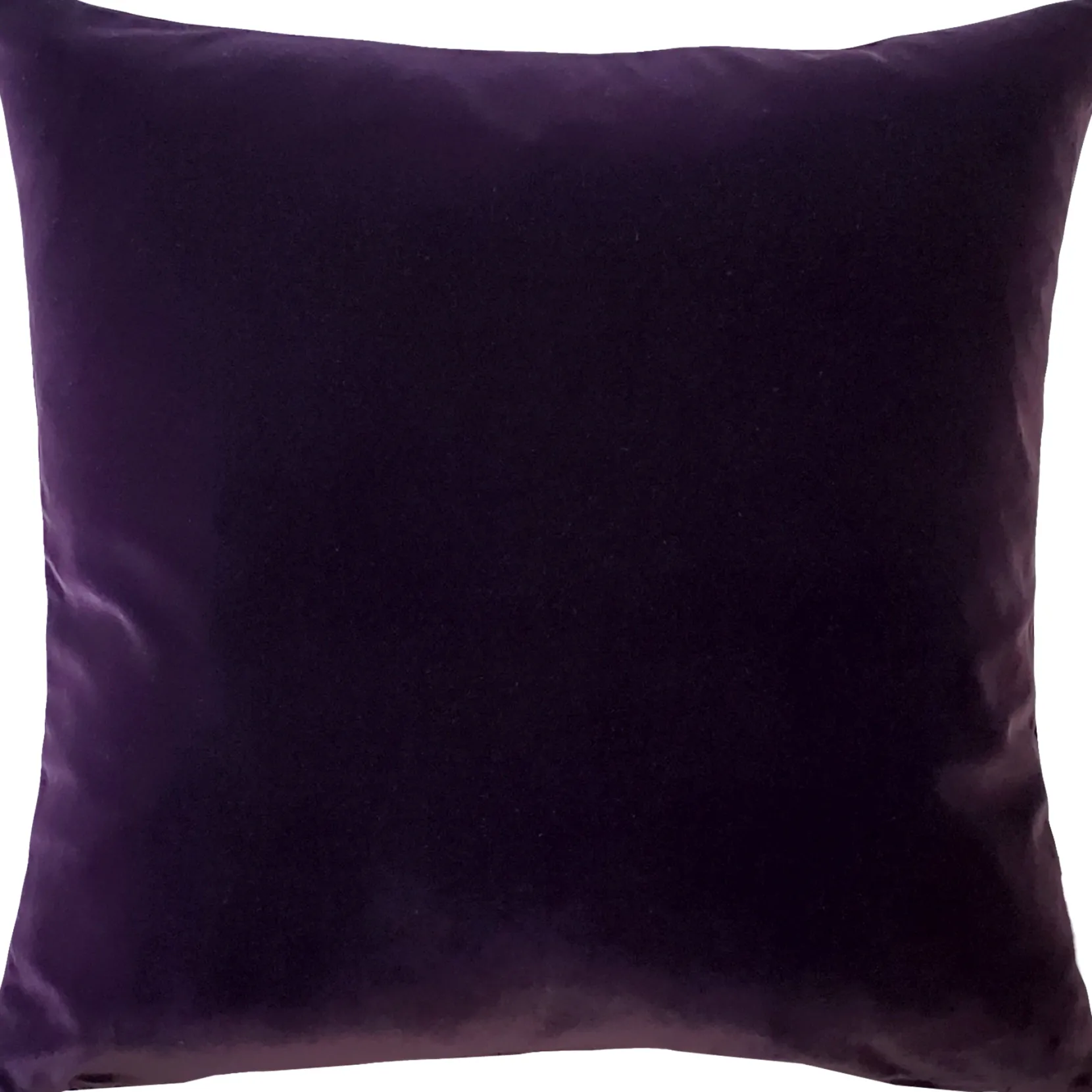 Castello Purple Velvet Throw Pillow 17x17