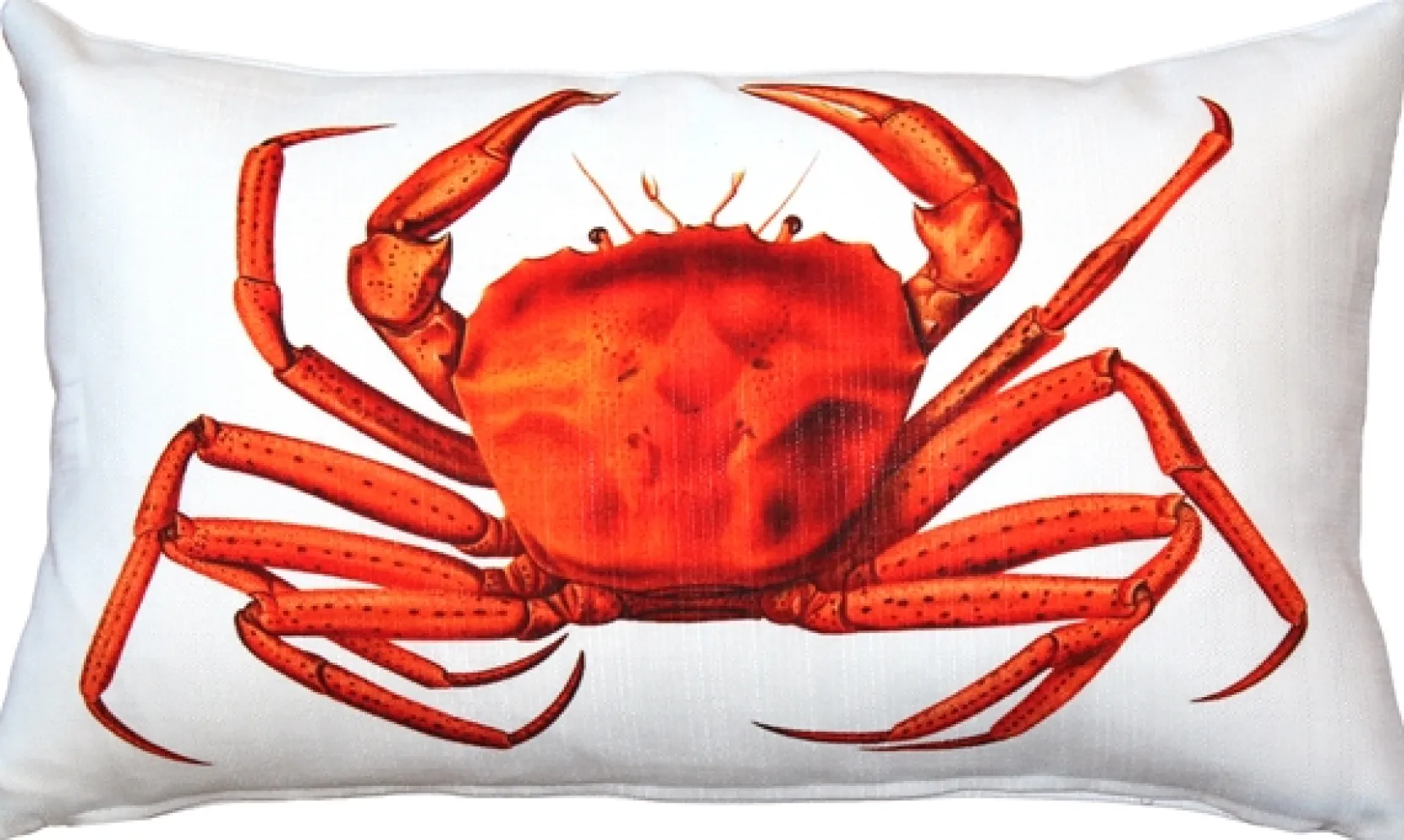 Crab Throw Pillow 12x19