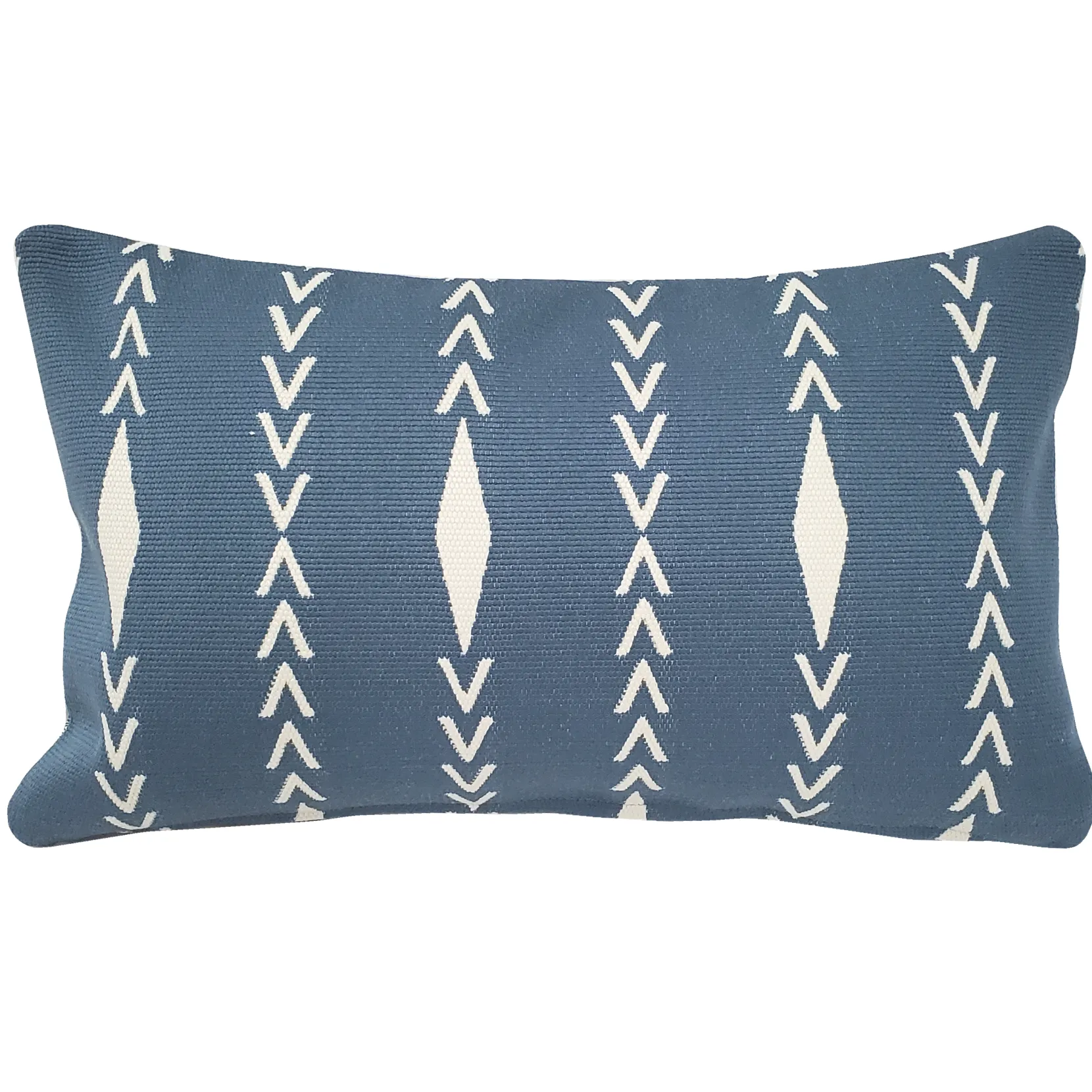 Diamond Ray Mineral Blue Throw Pillow 12x20