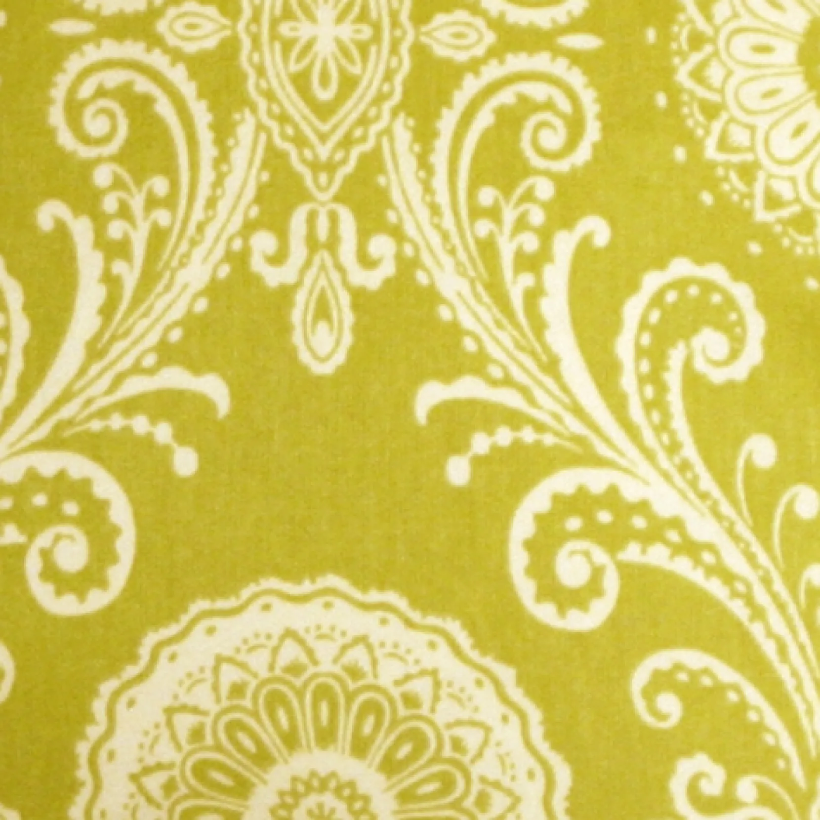 Filigree Green 17x17 Throw Pillow
