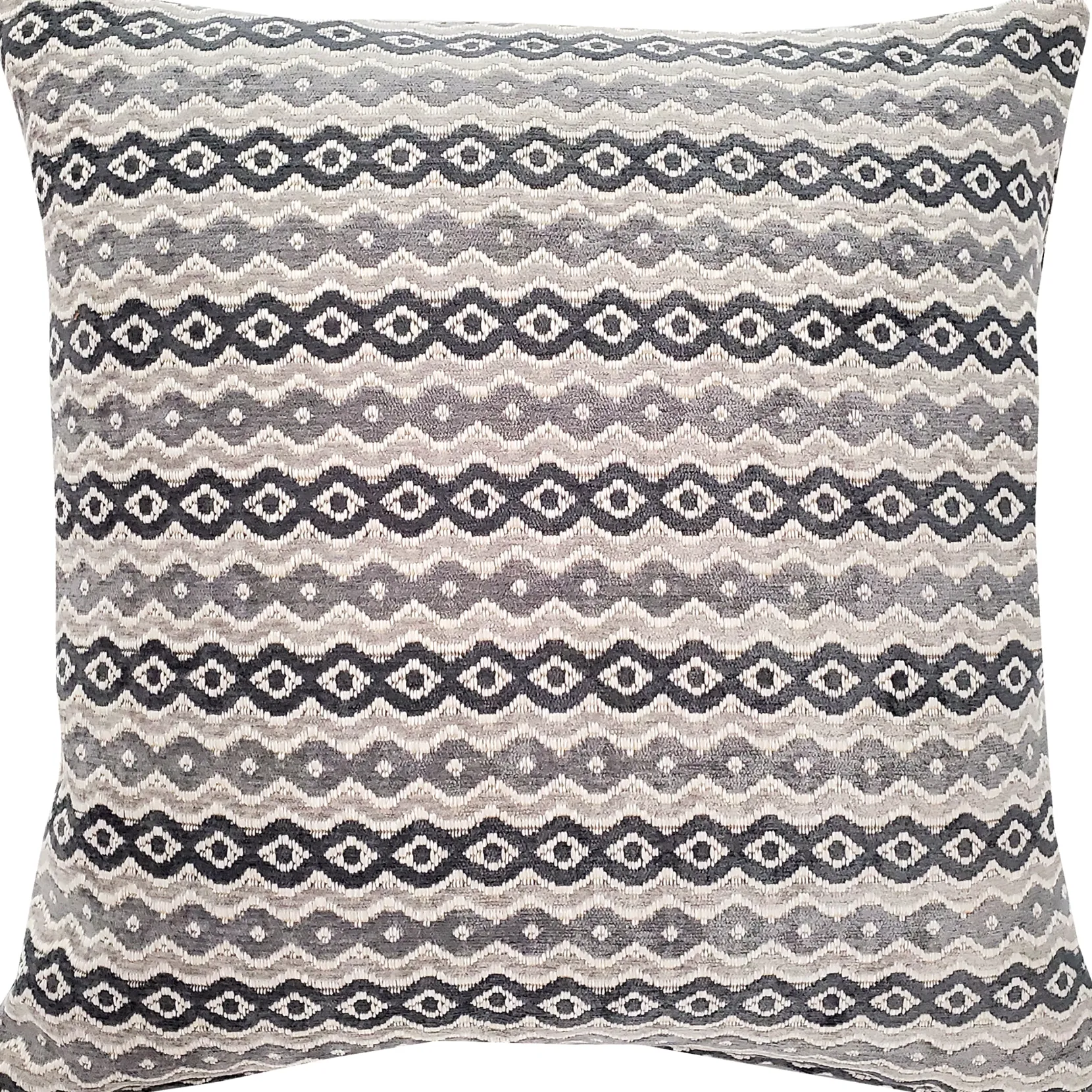 Gazing Foundry Gray Throw Pillow 17x17