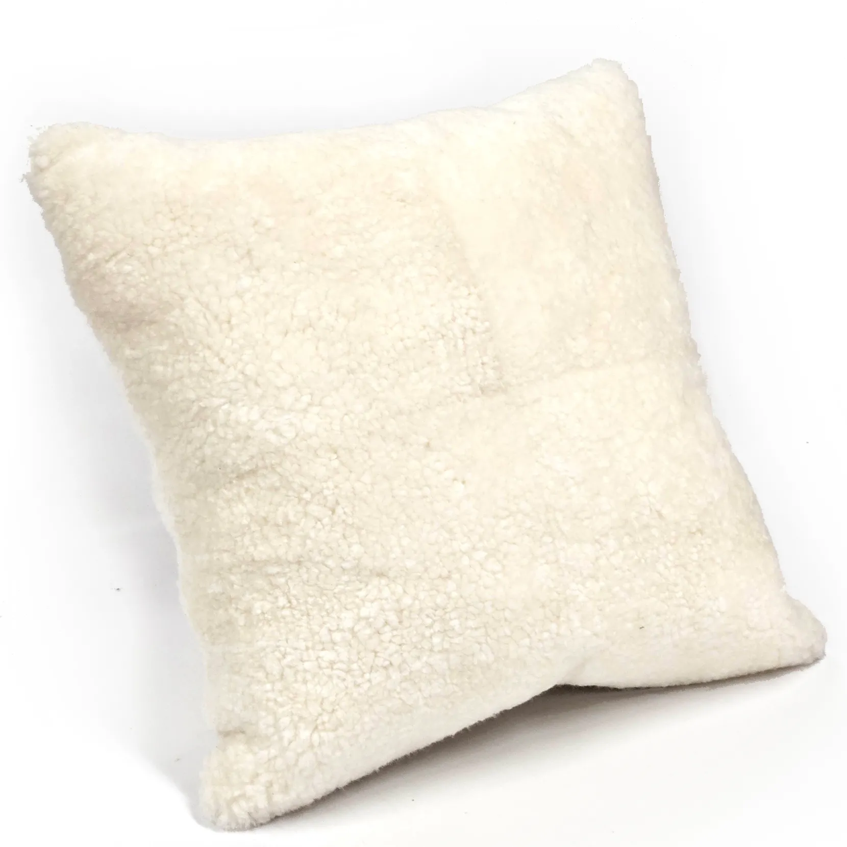 Genuine Shorn Sheepskin Throw Pillows 20x20