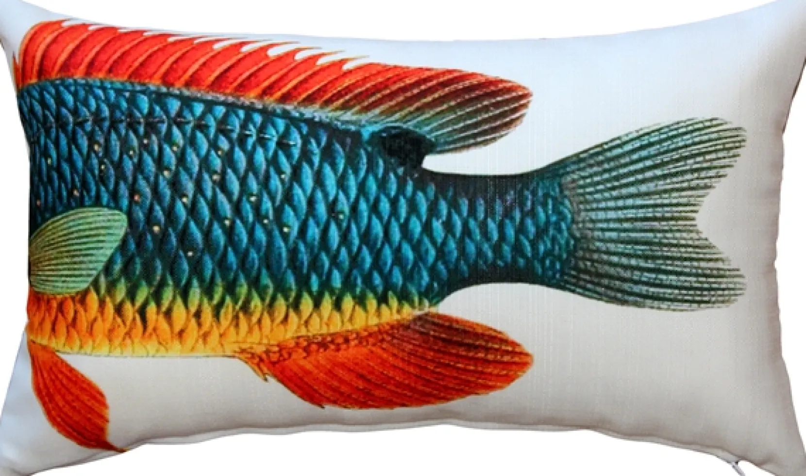 Guppy Fish Pillow 12x19