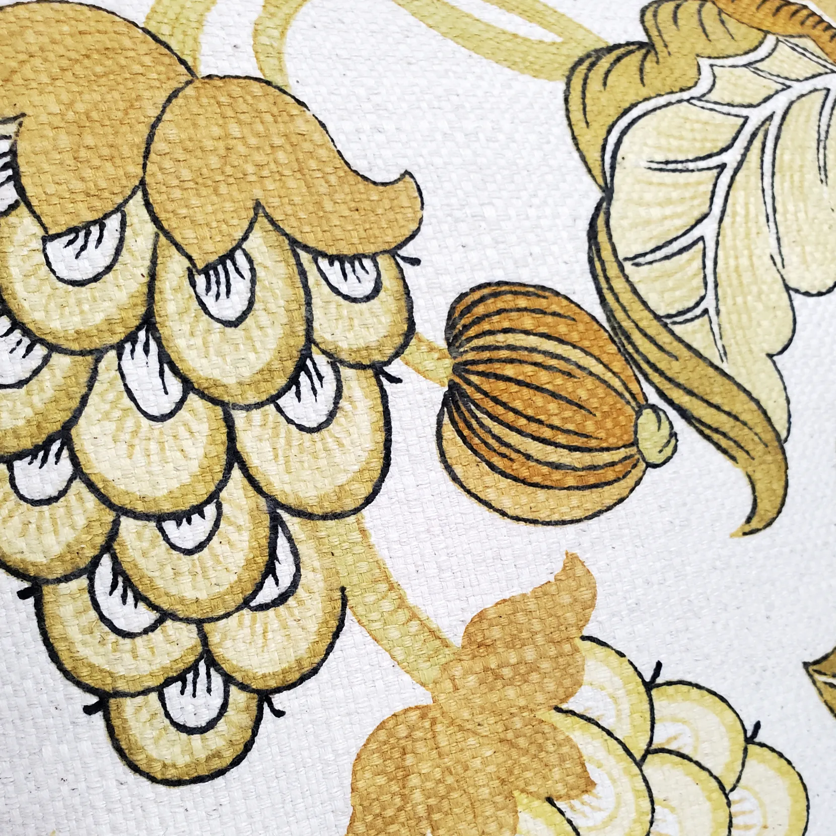 Harvest Floral Yellow 20x20 Throw Pillow