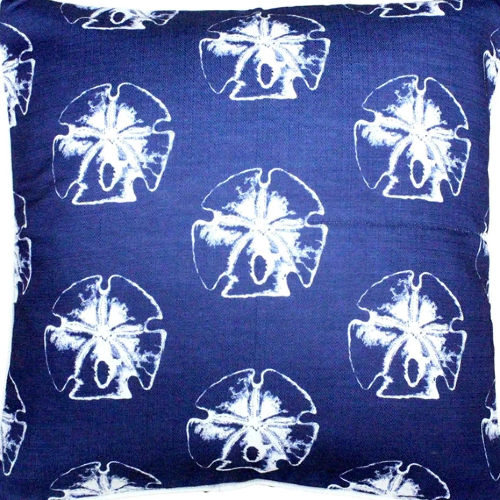 Hilton Head Sand Dollar Large Pattern Pillow 26x26