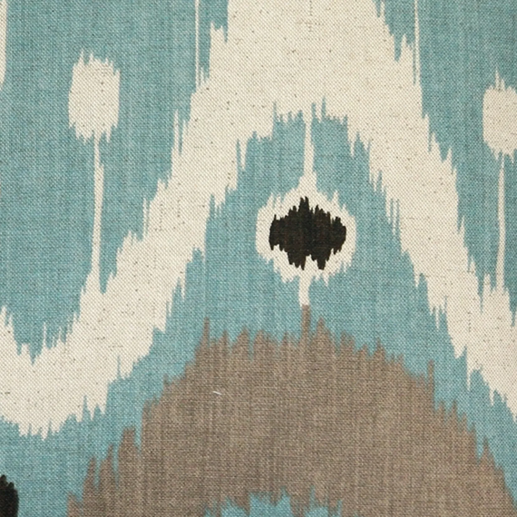 Indah Ikat Blue 20x20 Throw Pillow
