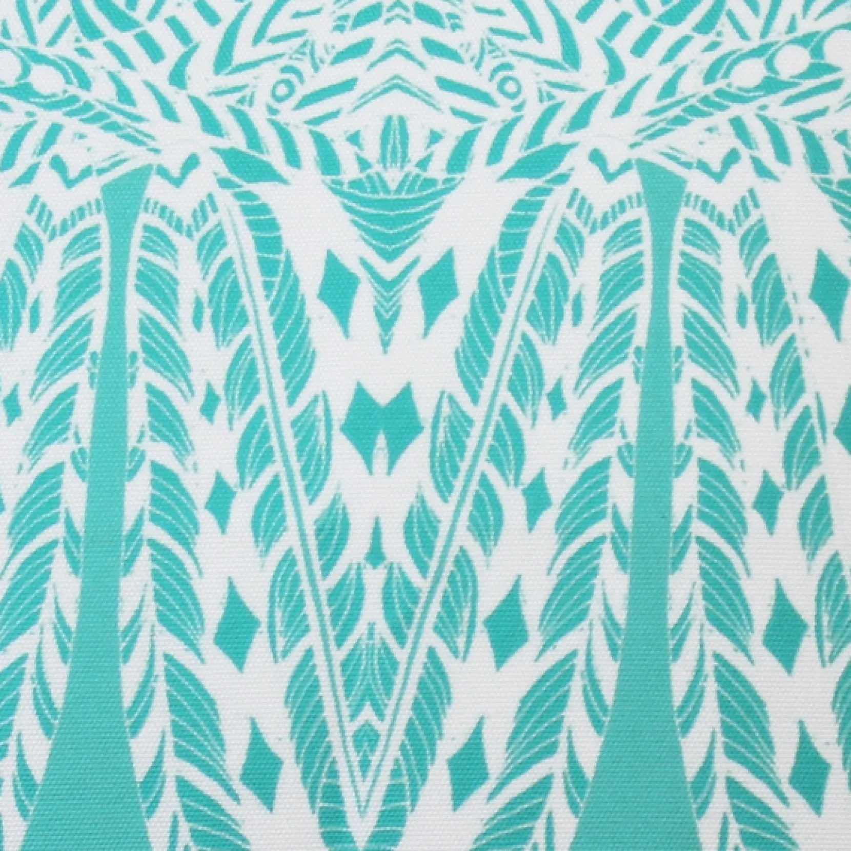 Karalina Partridge Stamp Turquoise Throw Pillow 20x20