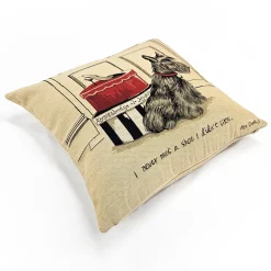 Knightsbridge Scottie Fashion Tapestry Throw Pillow 19x19