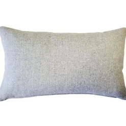 Lake Tahoe Gray Felt Coordinates Pillow 12x19