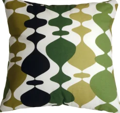 Lava Lamp Green 20x20 Throw Pillow
