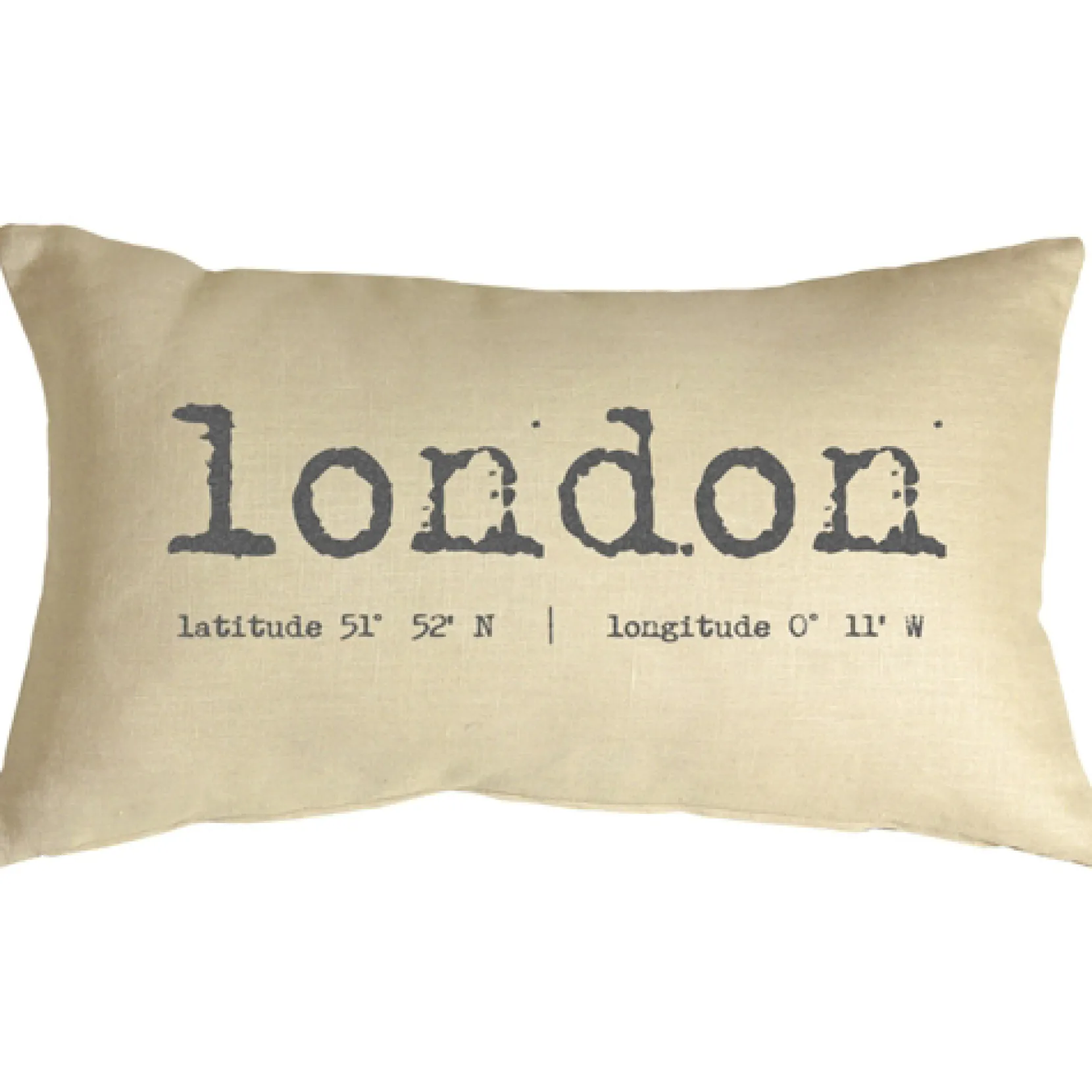 London Coordinates 12x19 Throw Pillow
