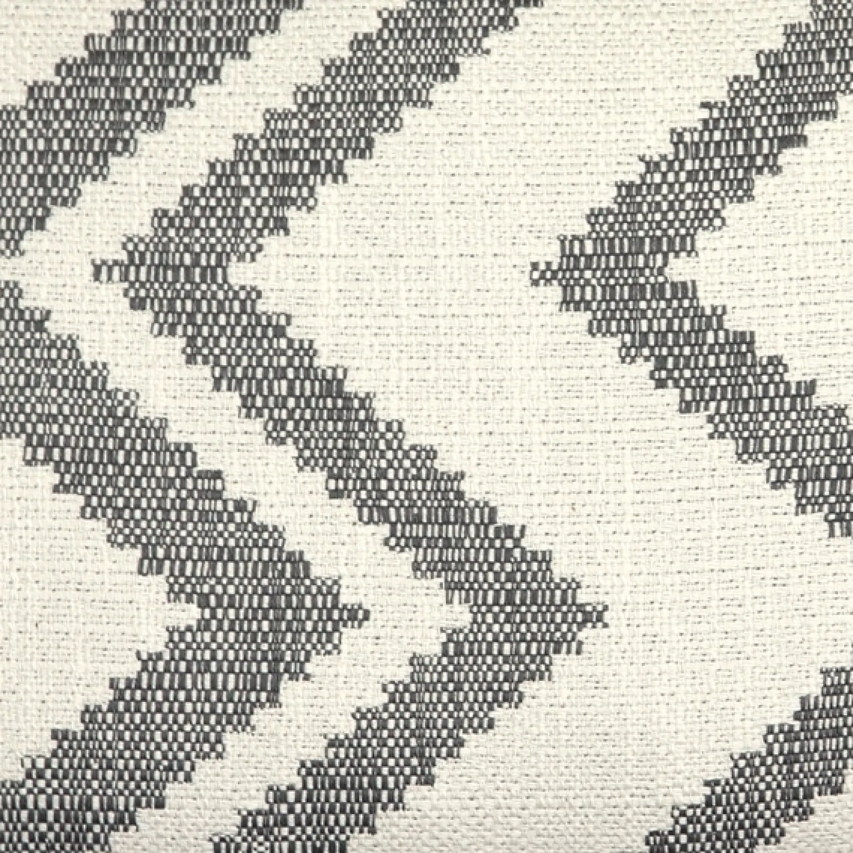 Lorenzo Zigzag Gray 12x20 Throw Pillow