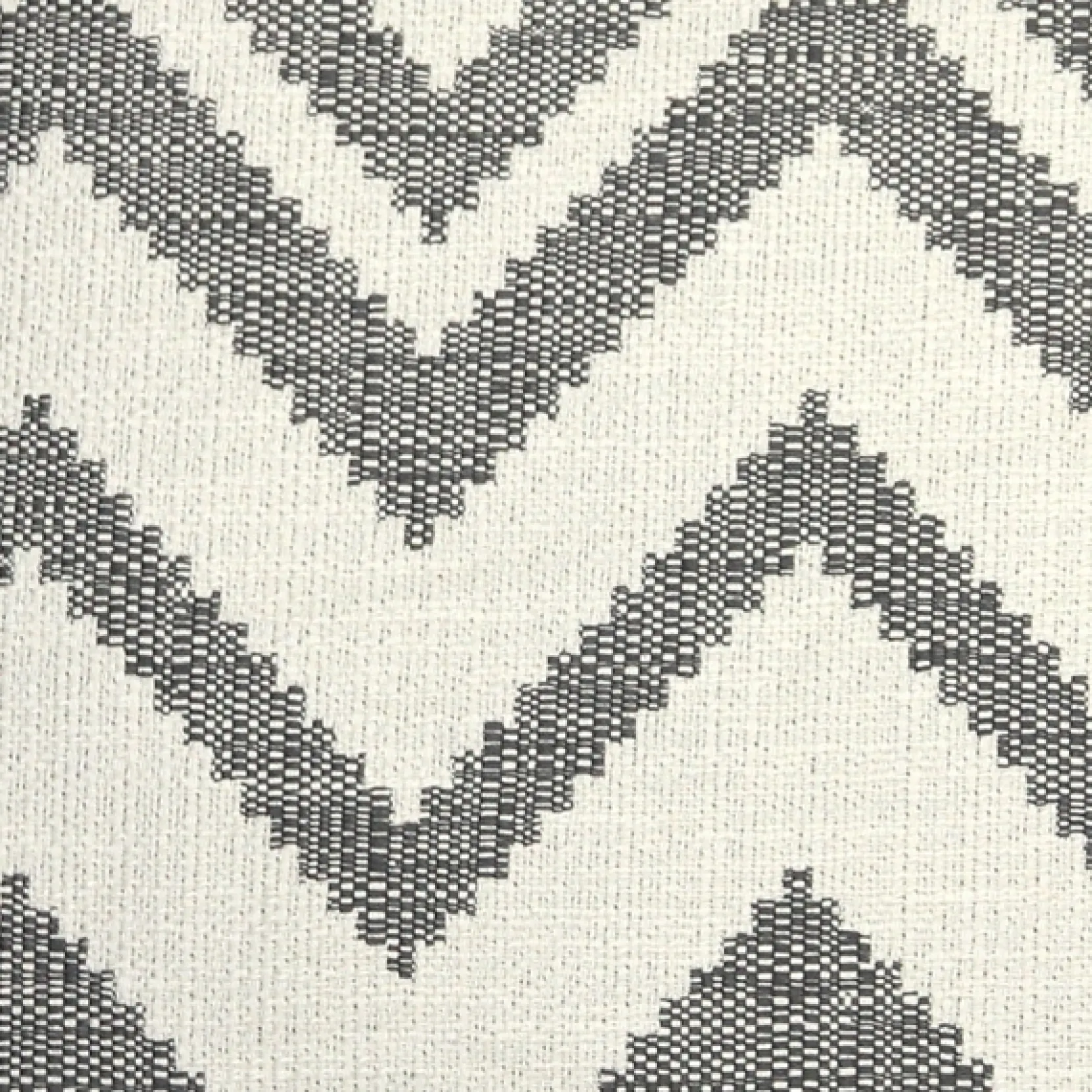 Lorenzo Zigzag Gray 20x20 Throw Pillow