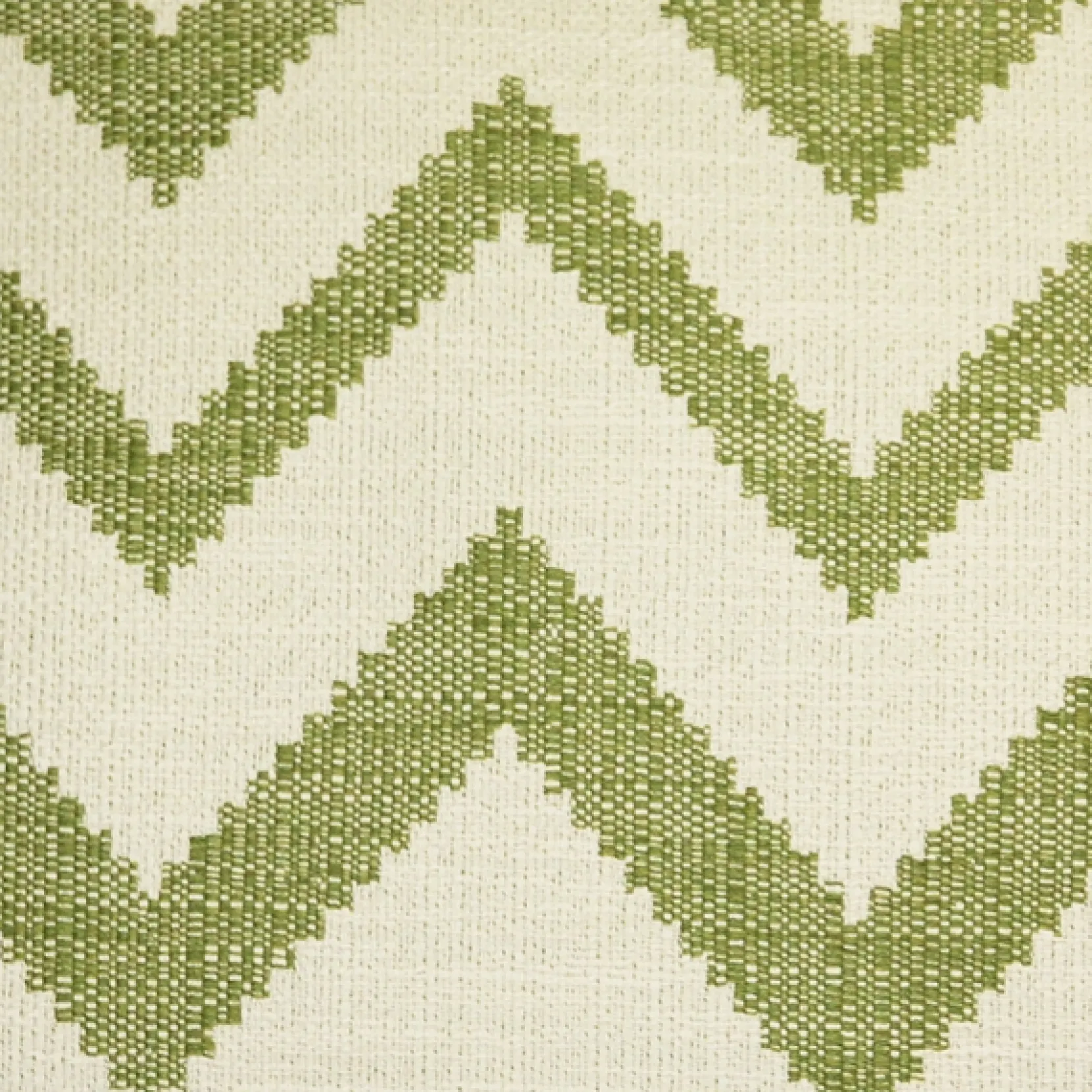 Lorenzo Zigzag Green 20x20 Throw Pillow