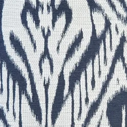 Mallorca Bluefin Ikat Throw Pillow 20x20