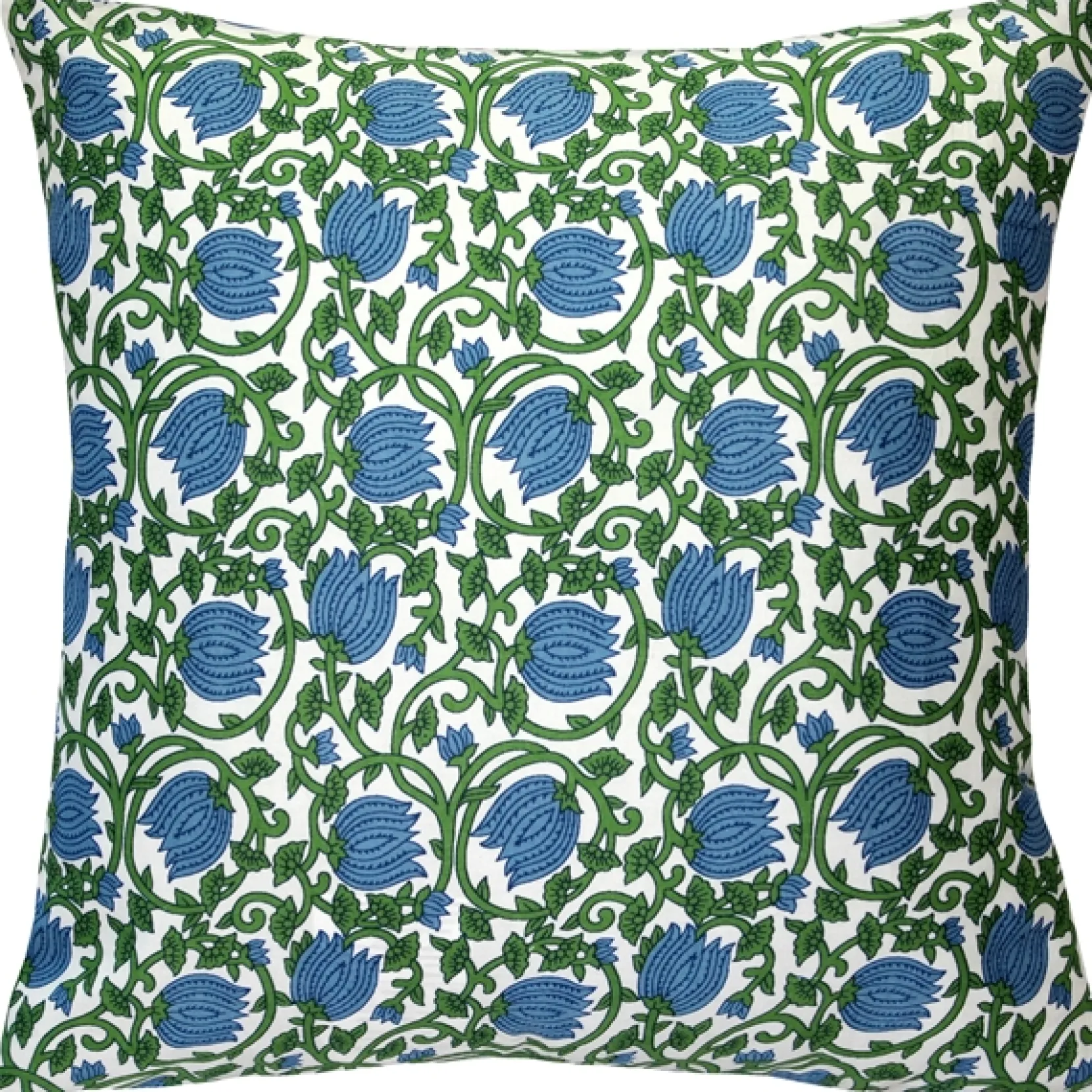 May Garden Floral Throw Pillow 19x19