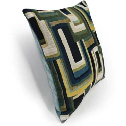 Mid Century Ravine Geometric Throw Pillow 22x22