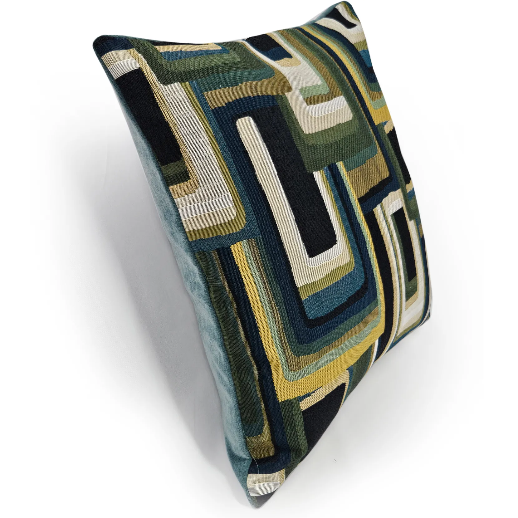 Mid Century Ravine Geometric Throw Pillow 22x22