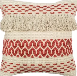 Ojai Red Bohemian Pillow 20x20