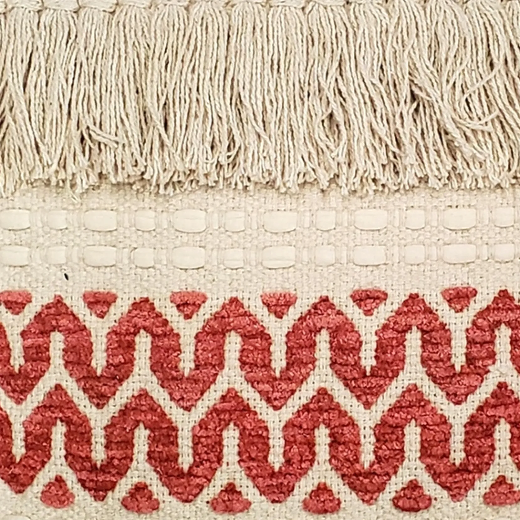 Ojai Red Bohemian Pillow 20x20