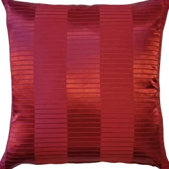 Pinctada Pearl Burgundy Red Throw Pillow 19x19