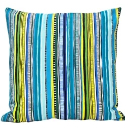 Power Stripe Fiesta Throw Pillow 25x25
