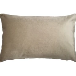 Rochelle Vanilla Paisley Velvet Pillow 12x20