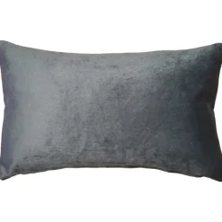 Rockefeller Lava Red Velvet Throw Pillow 12x20