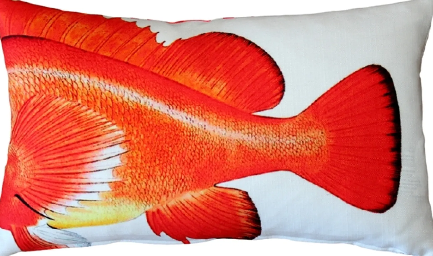 Rockfish Fish Pillow 12x19