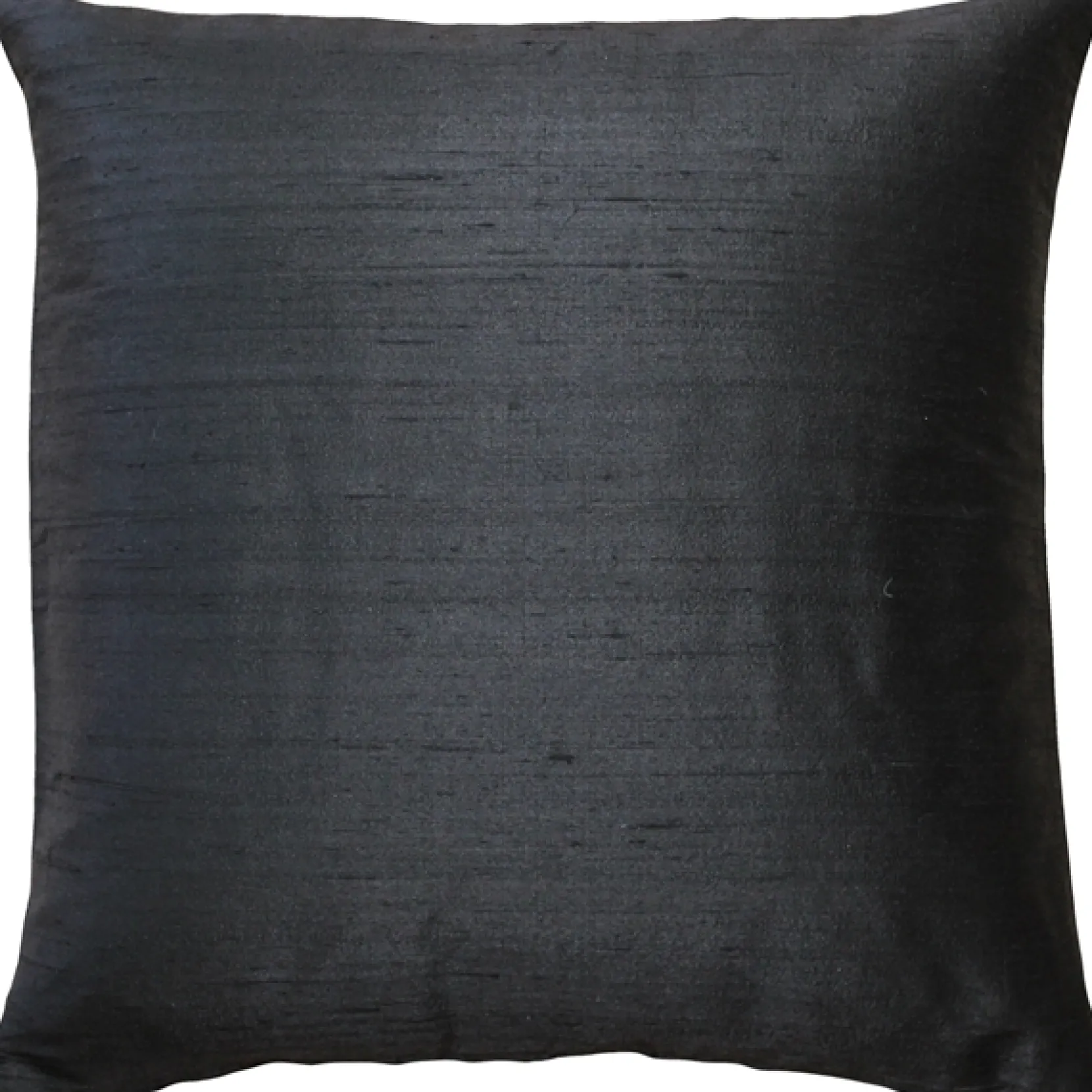 Sankara Black Silk Throw Pillow 18x18