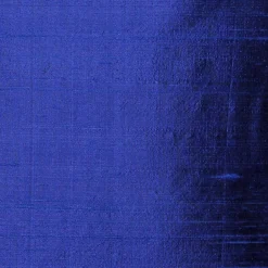 Sankara Ink Blue Silk Throw Pillow 18x18
