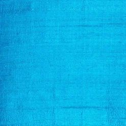 Sankara Peacock Blue Silk Throw Pillow 18x18