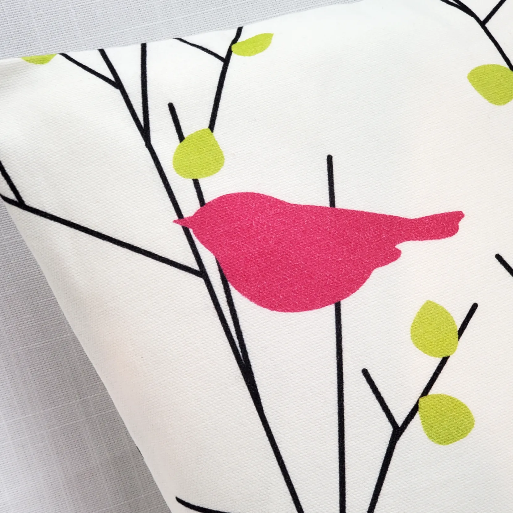 Spring Birds 15x15 Decorative Pillow