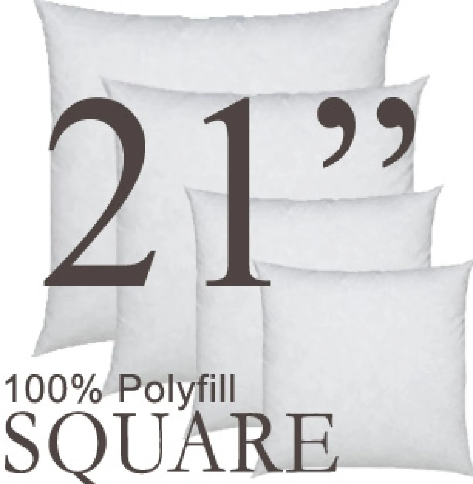 Square 21"x21" Polyfill Pillow Insert